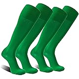 FOOTPLUS Kelly Green Softball Socks, Unisex Over