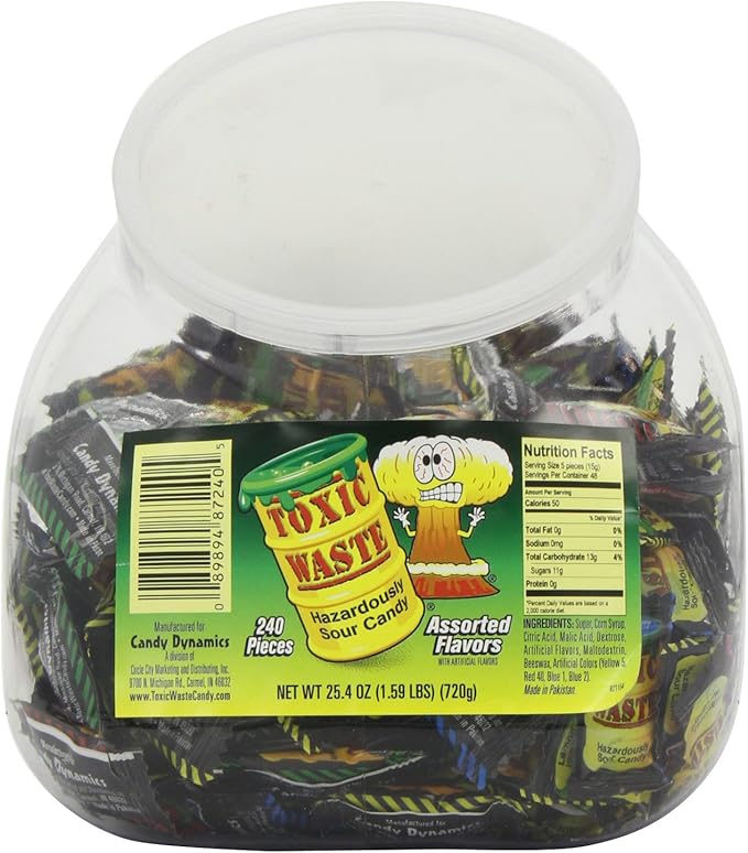 Toxic Waste Sour Candy 720 G Amazon.co.uk Grocery