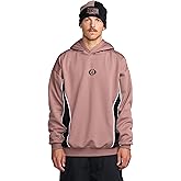 Volcom Men's Vital Fleece Riding Hoodie – Water-Repellent Sweatshirt with Storm Hood & Thumbholes