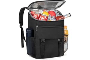 Cooler Backpack Soft Insulated Leak Proof 30 Cans Insulated Backpack Cooler Portable Picnic Camping Beach Hiking BBQ Lunch Ba