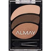 Almay Shadow Trio Palette, Longlasting Smoky Eyeshadow Makeup, Three Shades, Hypoallergenic, Everyday Neutrals, 0.19 oz