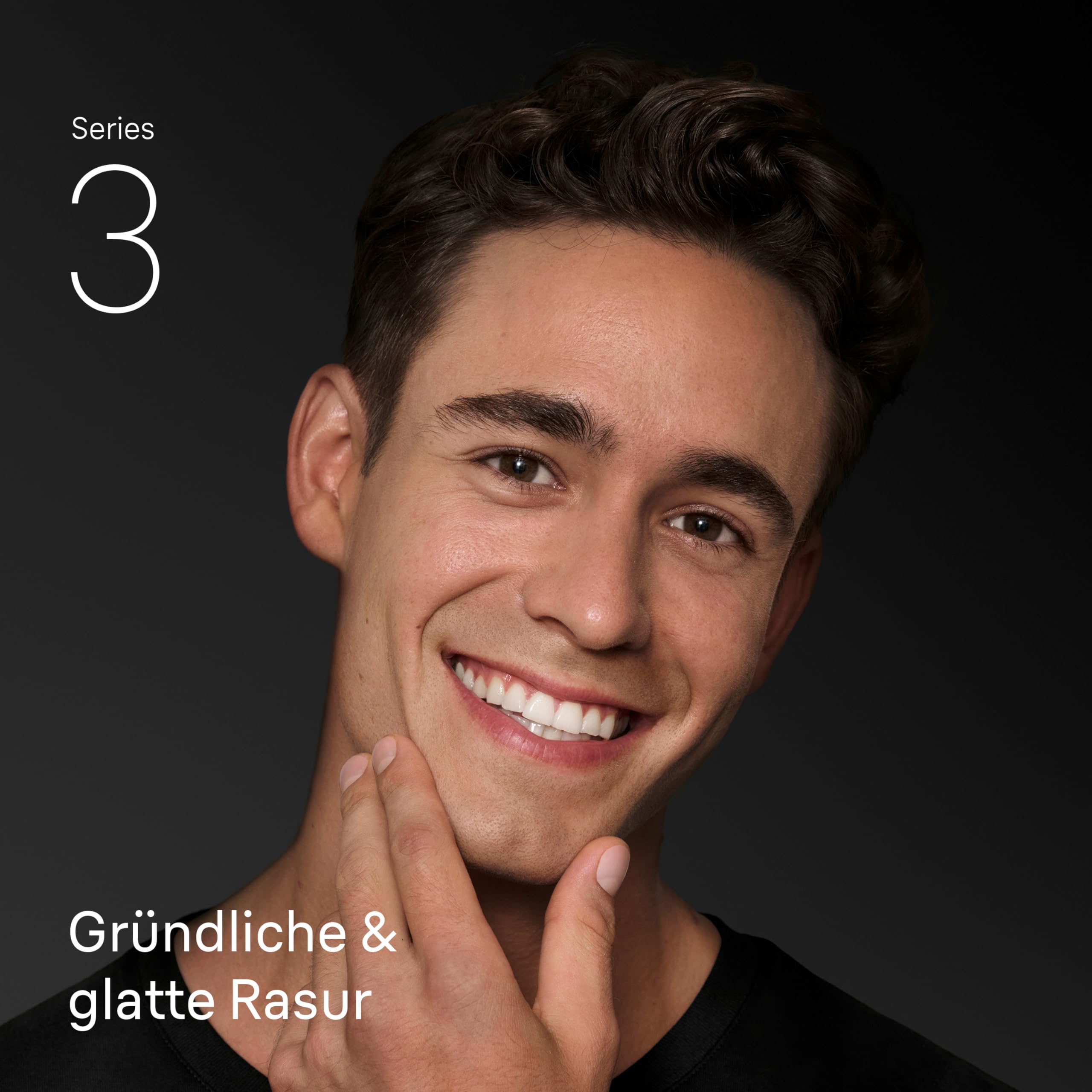 Braun Series 3 Elektrorasierer Scherkopf 21B – ORIGINAL Ersatzscherteil und Rasierer Zubehör – Made in Germany, Kompatibel mit Allen S3-Rasierern – Schwarz 3
