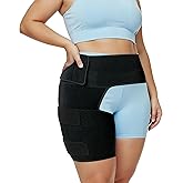 Plus Size Hip Brace Thigh Compression Sleeve | Sciatica Pain Relief Device Brace | Hamstring & Groin Compression Sleeve Wrap | Sciatic Nerve Relief | Hip Support Braces for Women & Men | X-LG / RIGHT