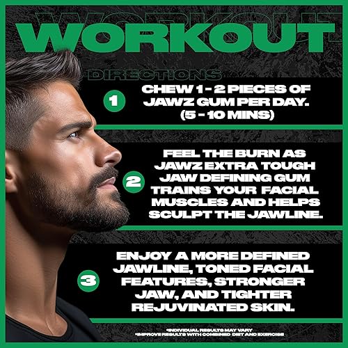 Jawline Chewing Gum (4 Month Supply) Mint Define Your Jawline - Main Image