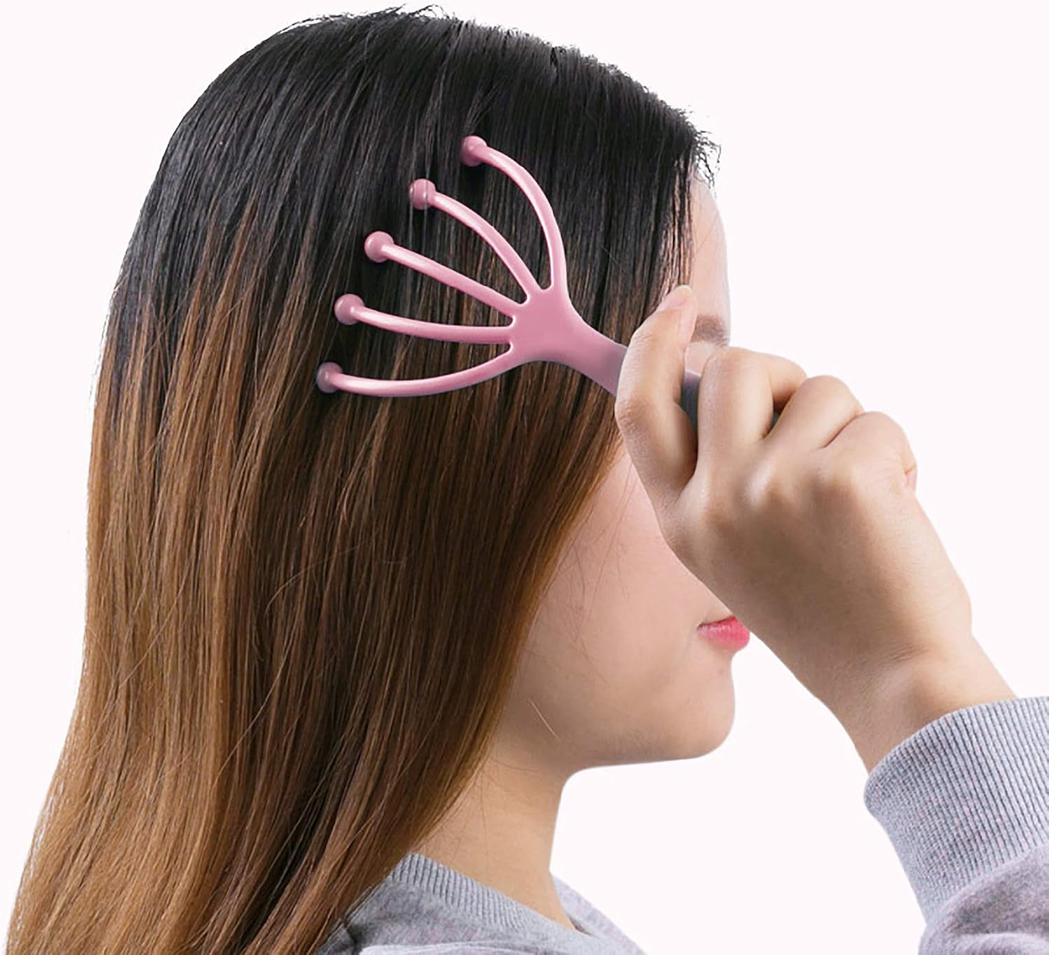 Scalp Massager,4pcs Head Massager Scalp SPA Scalp Massager Head Massage Claws,Muscle Relaxation Promote Blood Circulation Office Decompression - Image 3