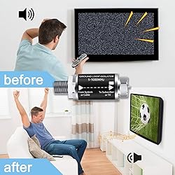 Ground Loop Isolator - Cable TV Audio Isolation