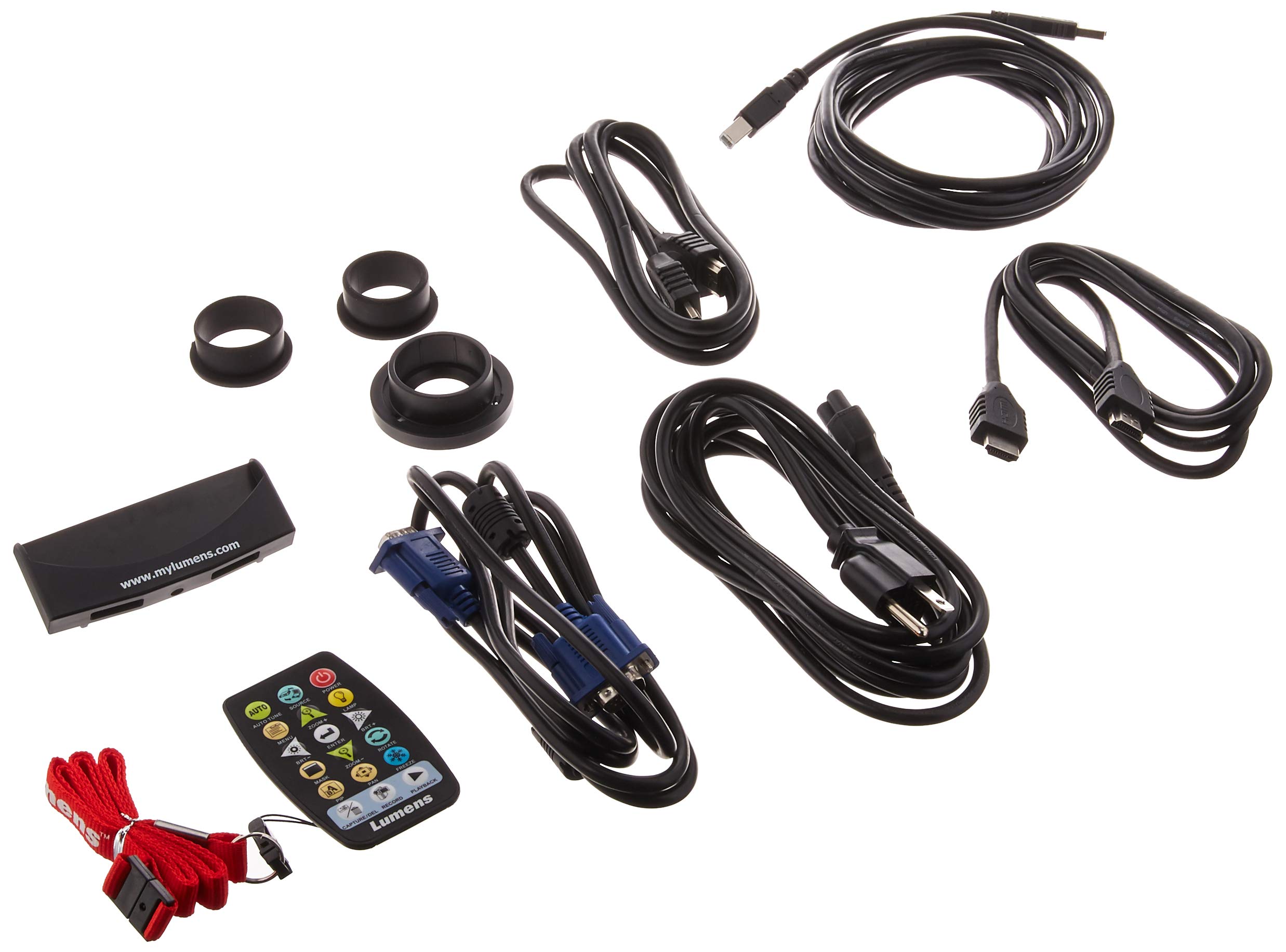 Lumens DC193 Portable Document Camera, 1/3 CMOS Color Image Sensor, Full HD 1080p Output Resolution with 30fps, 20 Times Variable Zoom Ratio, Shooting Area Max. 15.7