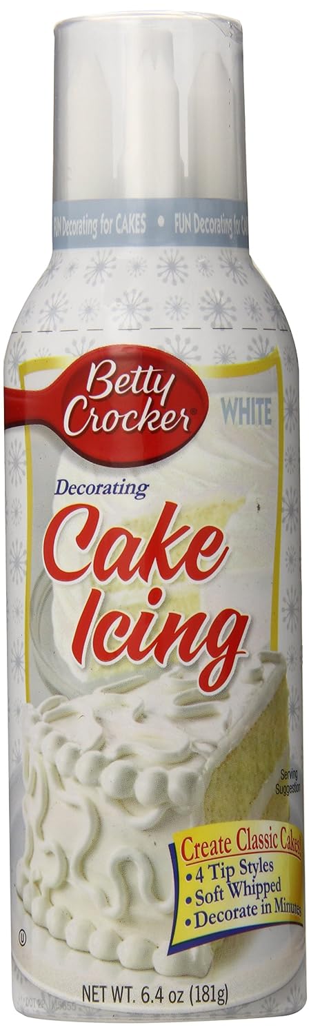 Betty crocker icing can White 6.40oz 6ct (071169776044)