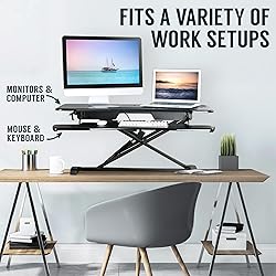 TechOrbits Standing Desk Converter - 32 inch