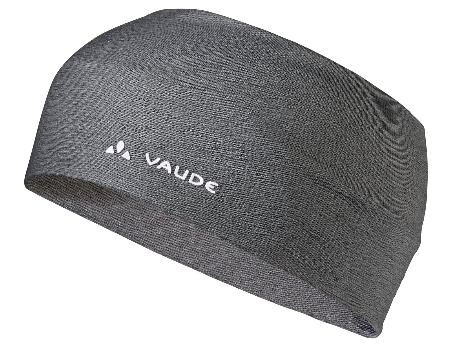 Vaude Cassons Merino Headband, Unisex, Cassons Merino Headband, Iron, One size
