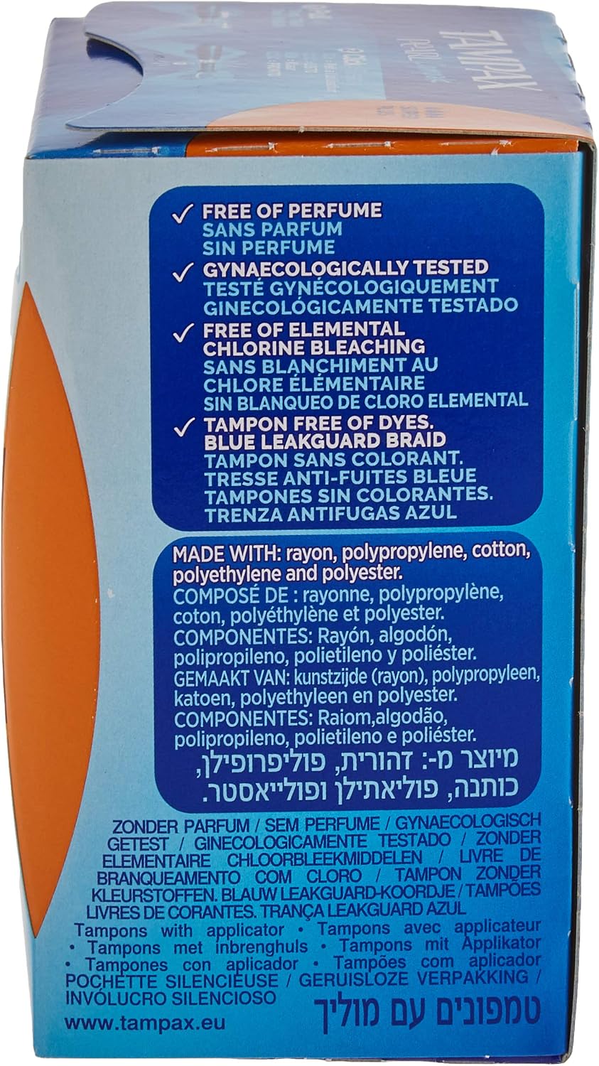 Tampax Pearl Compak Super Plus, Tampon with Applicator, Offers Comfort, Protection, and Discretion, 128 Count - Image 4