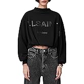 AllSaints womens Biggy Aster Sweat