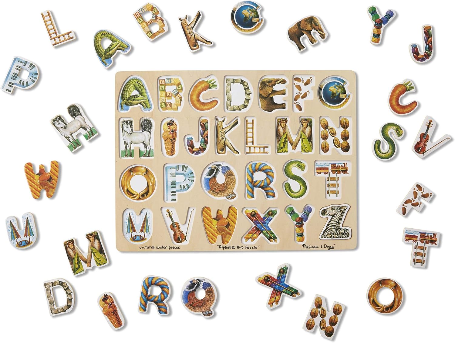 melissa and doug alphabet art puzzle