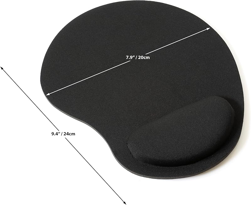 Imbracatura per Laptop - Scrivania per Computer Regolabile Nera da Passeggio - Compatibile con la Maggior Parte dei Portatili (fino a 14 pollici) - Inlcude Tappetino per Mouse in Memory Foam