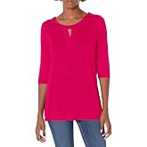 Hanes Women's Hanes Women's Lightweight Keyhole Tunic