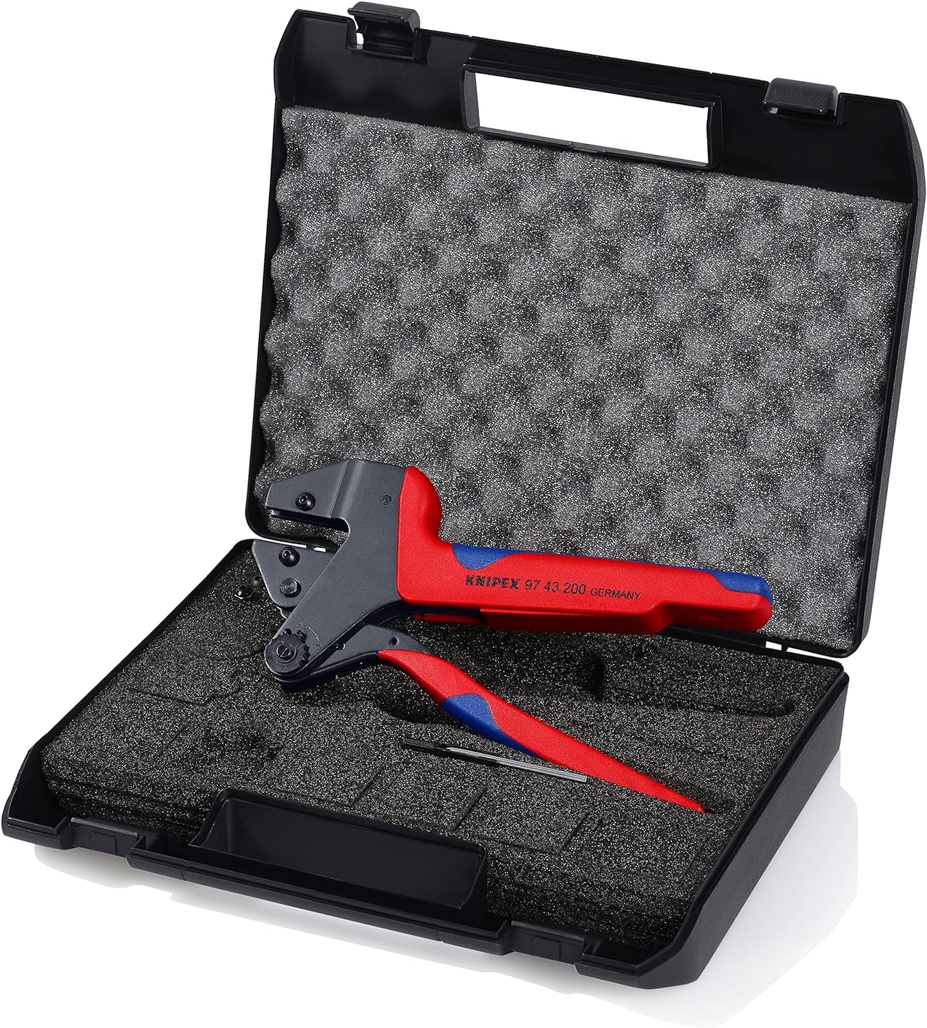 KNIPEX Crimp System Pliers for Exchangeable Crimping Dies with Multi-Component Handles 200 mm, 97 43 200