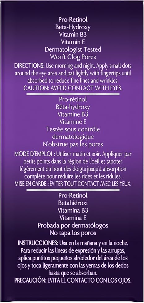 Olay Creme Anti Rides Pour Les Yeux Defi Au Temps 14 G Amazon Fr Hygiasne Et Soins Du Corps