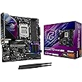 ASRock AMD B850M Phantom Gaming Riptide WiFi 7 Socket AM5 Ryzen 9000, 8000 and 7000 Series DDR5 B850 up to 8000+ (OC) MHz 256GB Micro ATX Motherboard M.2 SATA3 6.0 Gb/s PCIe 5.0 BIOS Flashback