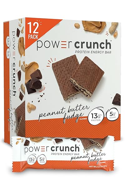 POWER CRUNCH PROTEIN WAFER BARS, HIGH PROTEIN SNACKS...
