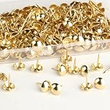 Yibaijia Antique Upholstery Tack Nails Gold 11x17 mm 320 pcs view 3