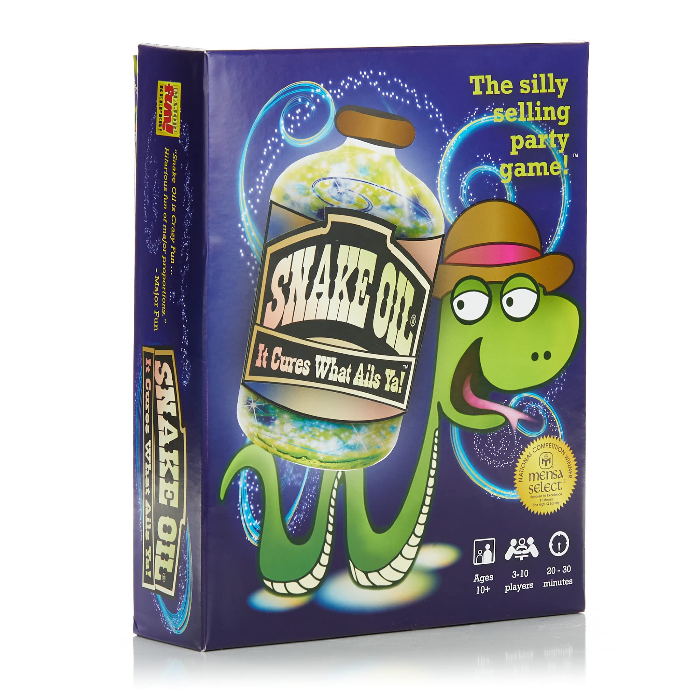 Photo 1 of SNAKE OIL - The Silly Selling Party Game - Funny Group 3-10 Player Card Games - Fun Travel Activity for Friends and Family - Core Game for Ages 10+