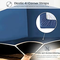 GOKOTTA Full Size Bed Sheets 4 Piece Set, Ultra