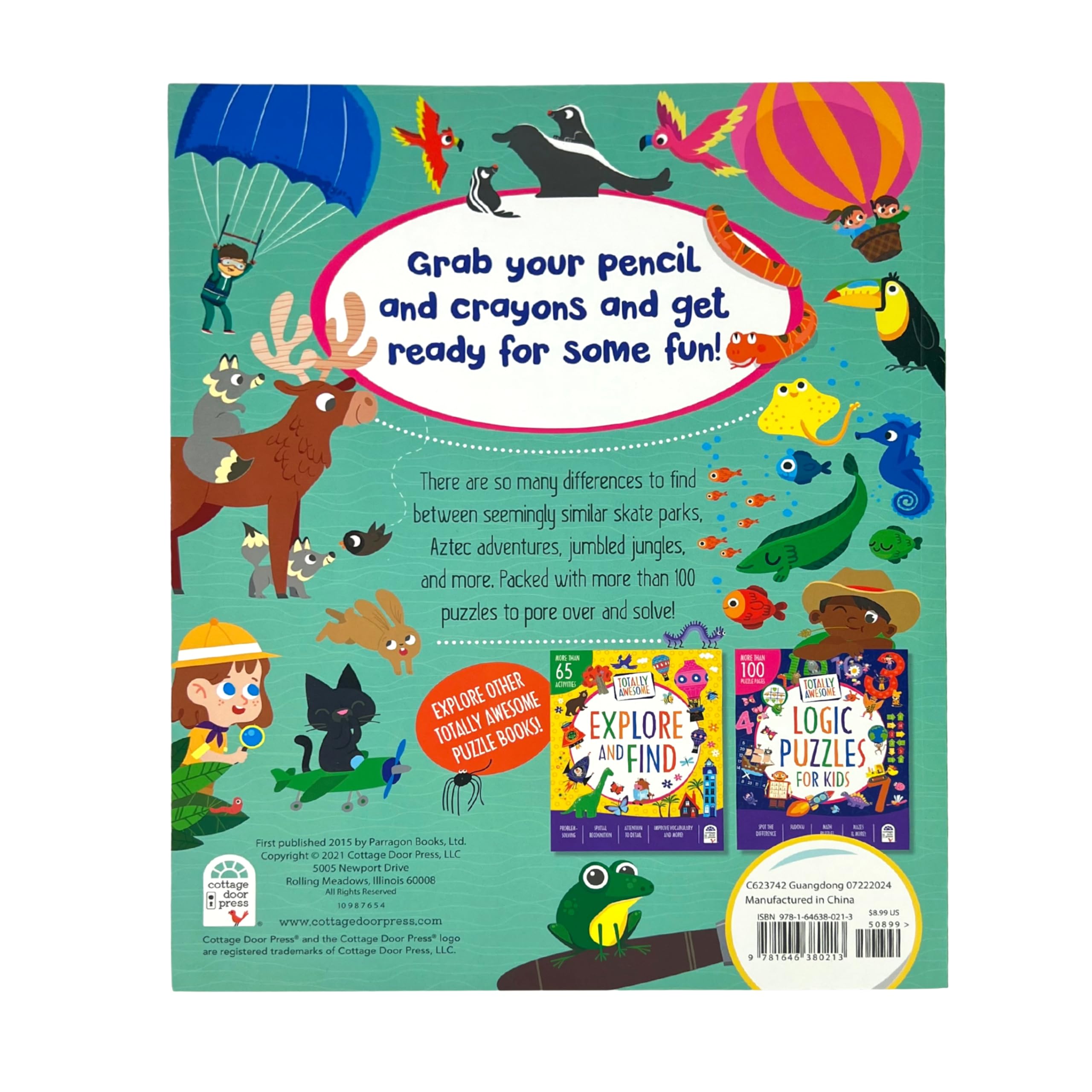Totally Awesome Spot the Difference - Spot the Difference Puzzles and Other Fun Activities