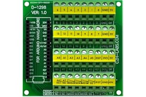 CZH-LABS Screw Terminal Block Breakout Module Board for Arduino Nano/Micro.