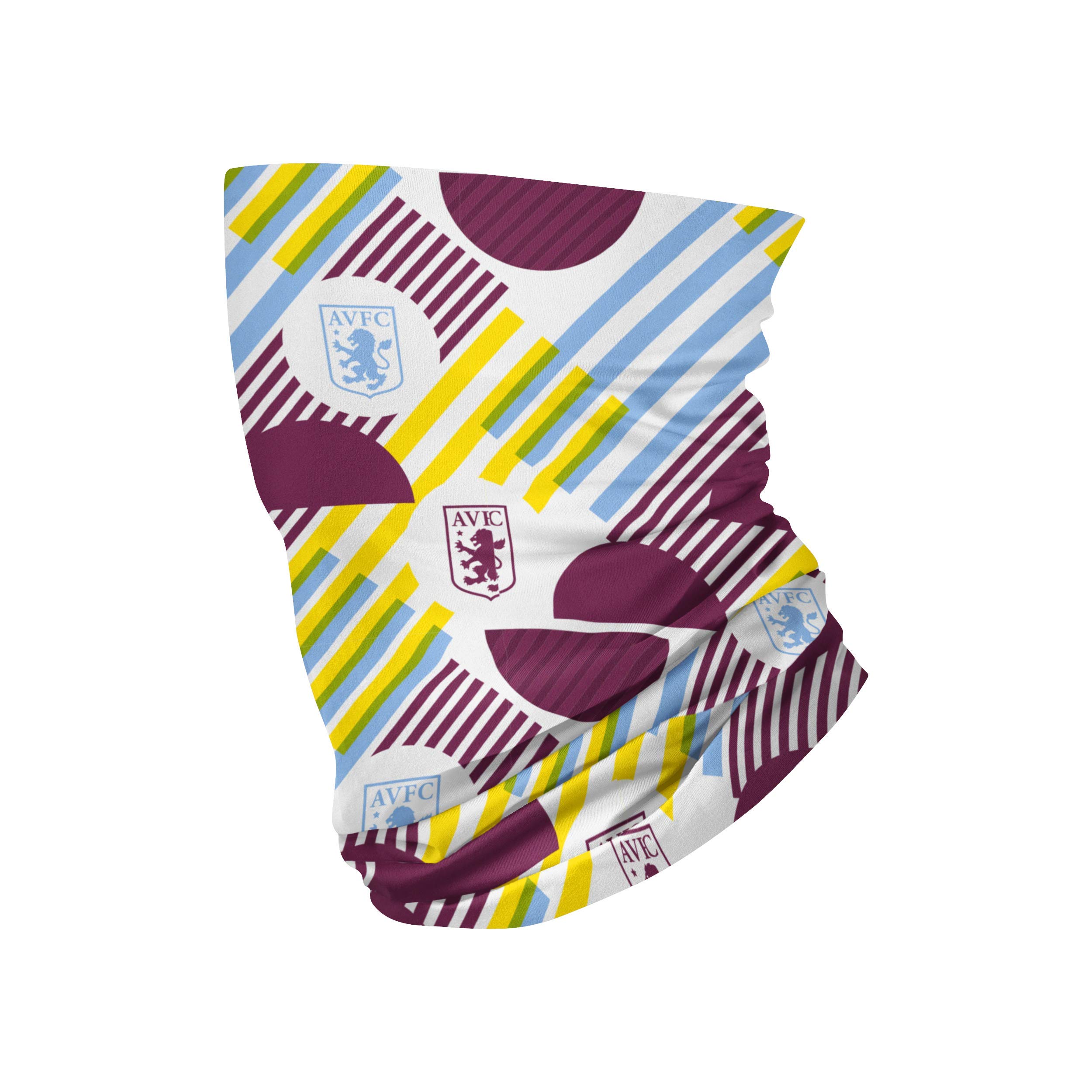 FOCO Officially Licenced Aston Villa FC Print Patterned Fancy Snood