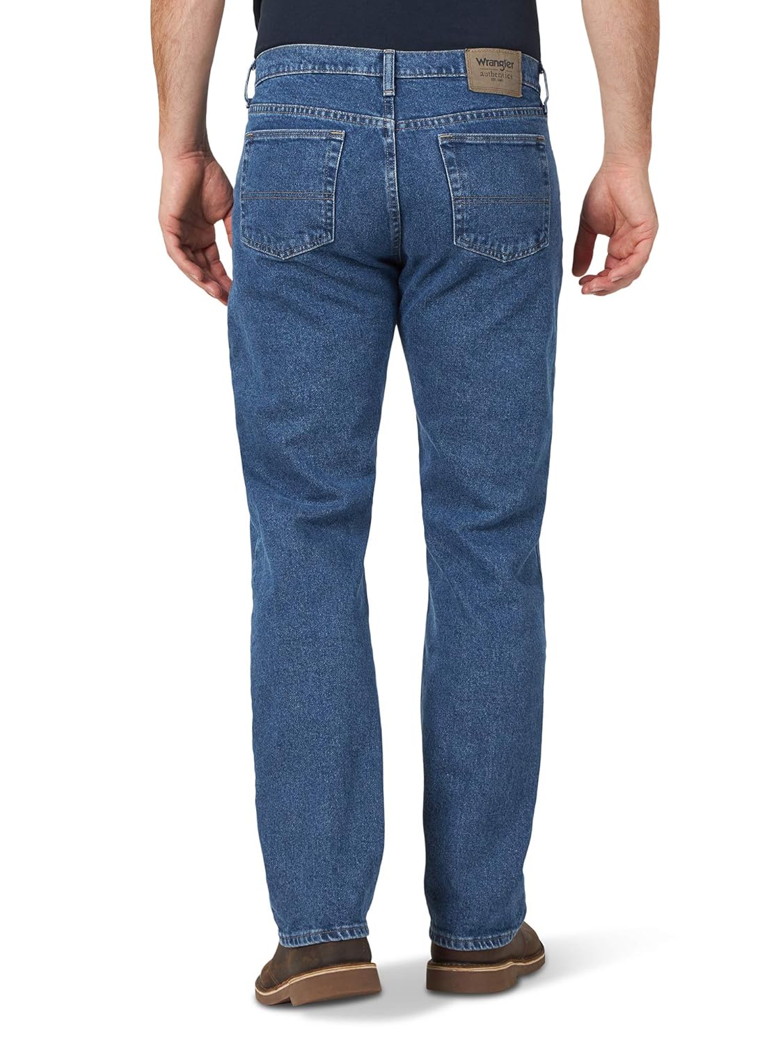 wrangler authentic 5 pocket jeans