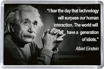 Fridge Magnet Albert Einstein Quote Amazoncouk Kitchen Home