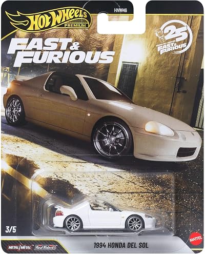 Hot Wheels Premium Fast & Furious 1994 Honda Del Sol 1:64 Die-Cast