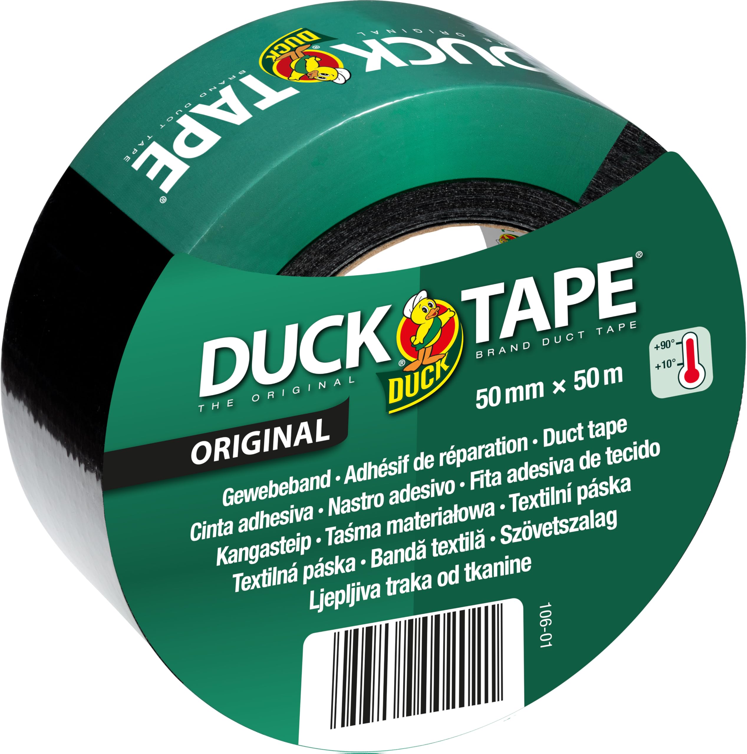 Duck Original Cloth Tape 50mm x 50m Black