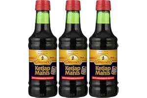 VALUBNDL: Conimex Ketjap Manis Indonesian Sweet Soy Sauce (Bulk 3-Pack) – 750ml Total (250ml Bottles) – Authentic Sweetened S