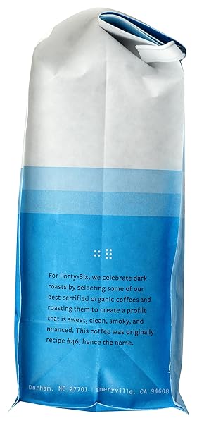 COUNTER CULTURE COFFEE DARK ROAST WHOLE BEAN ORGANIC NUMBER 46 12OZCOFFEE, 12 OZ