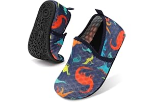 Lefflow Toddler Water Shoes Kids Quick Dry Beach Swim Socks Shoes Baby Non Slip House Slippers
