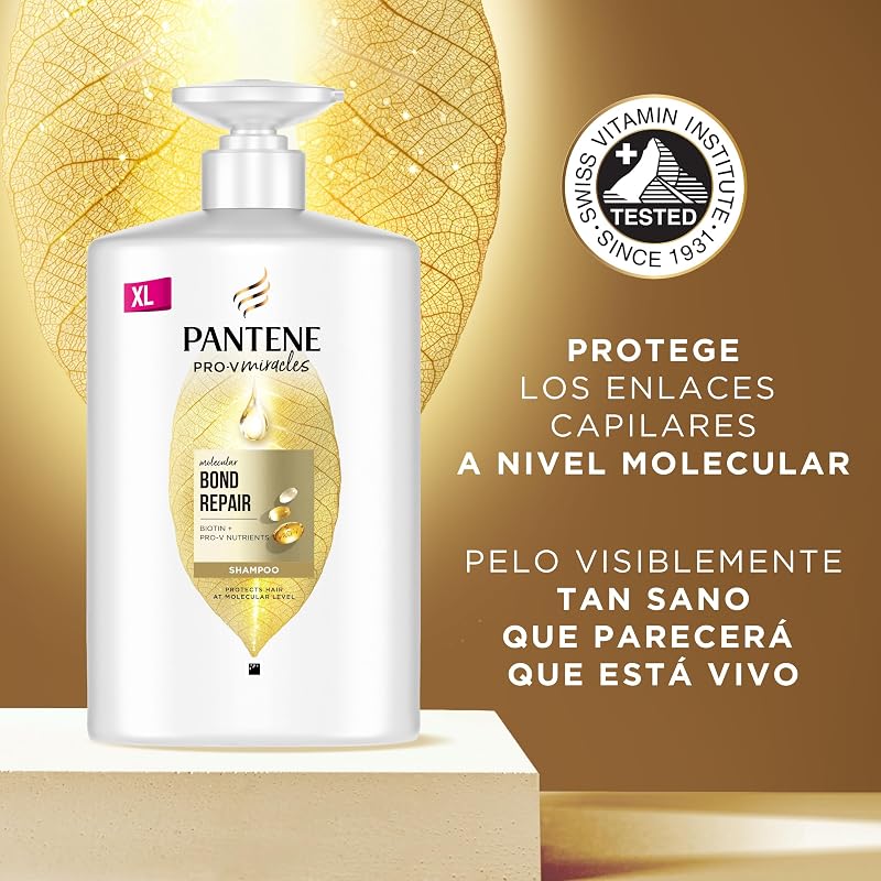 Pro-V Miracles Bond Repair Champú para Pelo Seco y Dañado, 1L