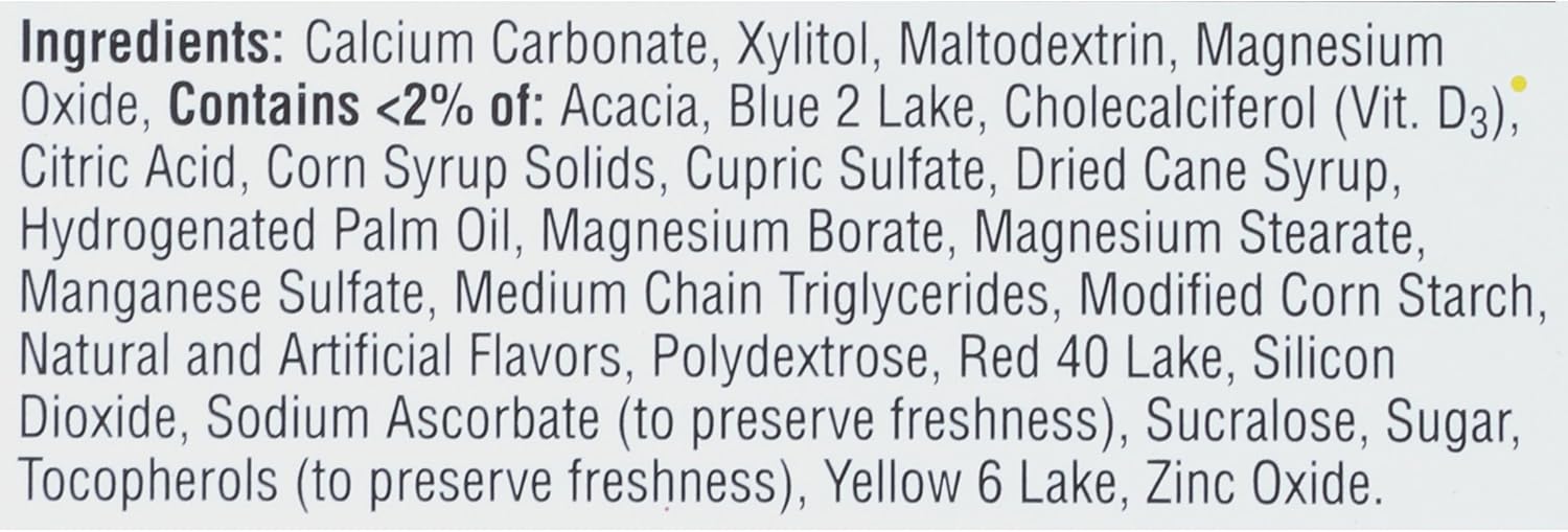 Caltrate 600+D3 Plus Minerals (Cherry, Orange, and Fruit Punch, 60 Count) Calcium & Vitamin D3 Chewable Supplement, 600mg: Health & Personal Care