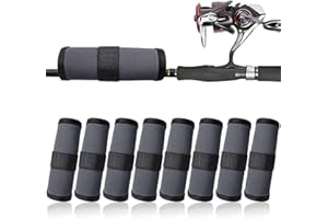 ARTISANWONDERS 8 Pack Fishing Lure Covers，Lure Shield Fishing Lure Cover，Lure Wraps for Fishing Rod，Fishing Hook Bait Covers