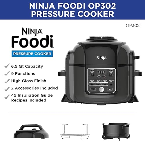 Ninja Foodi Op302 NINJA Foodi Cooker, Steamer Air W/TenderCrisp - Main Image