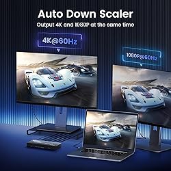 4K@60Hz HDMI Switch Splitter 2 in 4 Out with