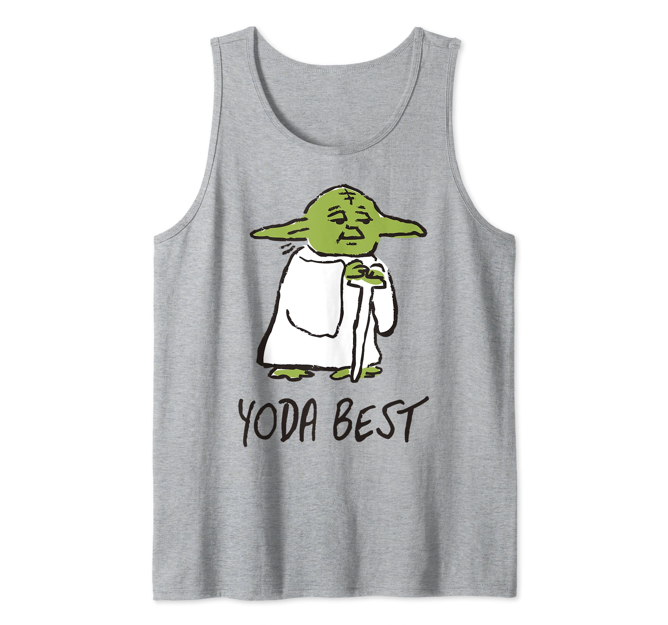 Star Wars Yoda Best Portrait Sketch Tank Top