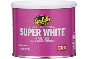 Sta-Lube Super White Multi-Purpose Lithium Grease SL3151-14 Wt Oz. Can, Durable, Multi-Purpose Grease