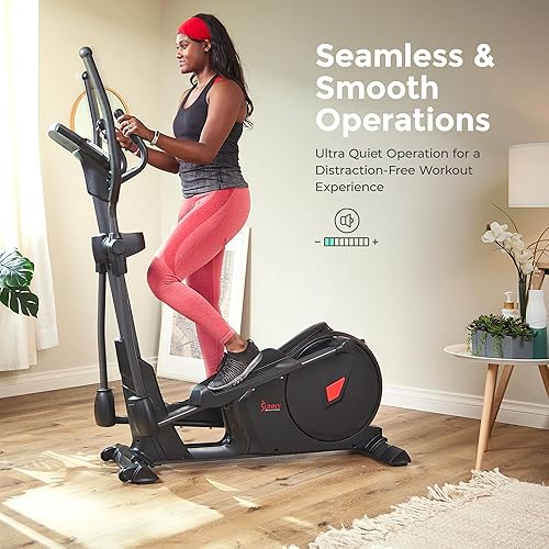 Sunny Health Fitness Programmable Electro-Magnetic Elliptical