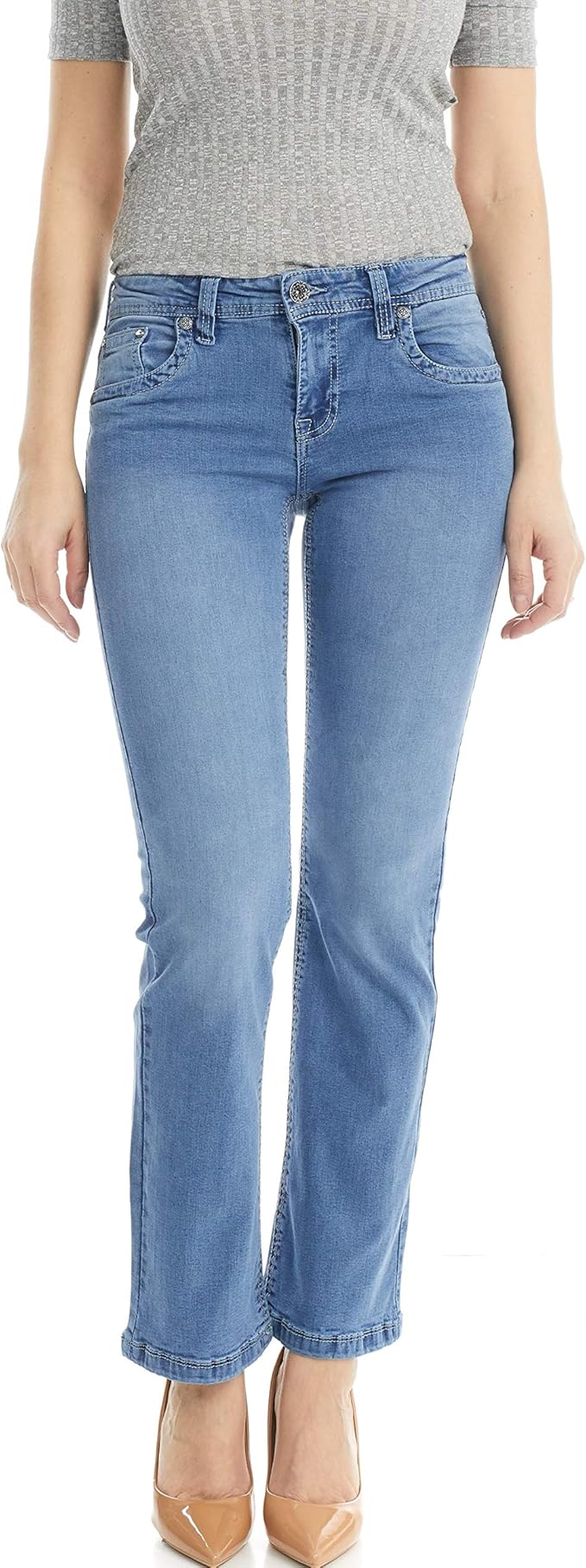 jean femme taille mi haute