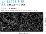 JIALONG Gaming Mouse Pad Large Desk Mat 35.4 x 15.7 inches Anti-Slip view 5
