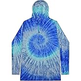 Colortone Tie Dye Long Sleeve Hoodies for Women and Men