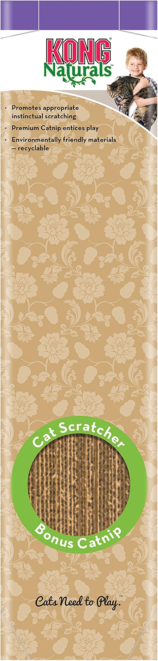 kong naturals cat scratcher
