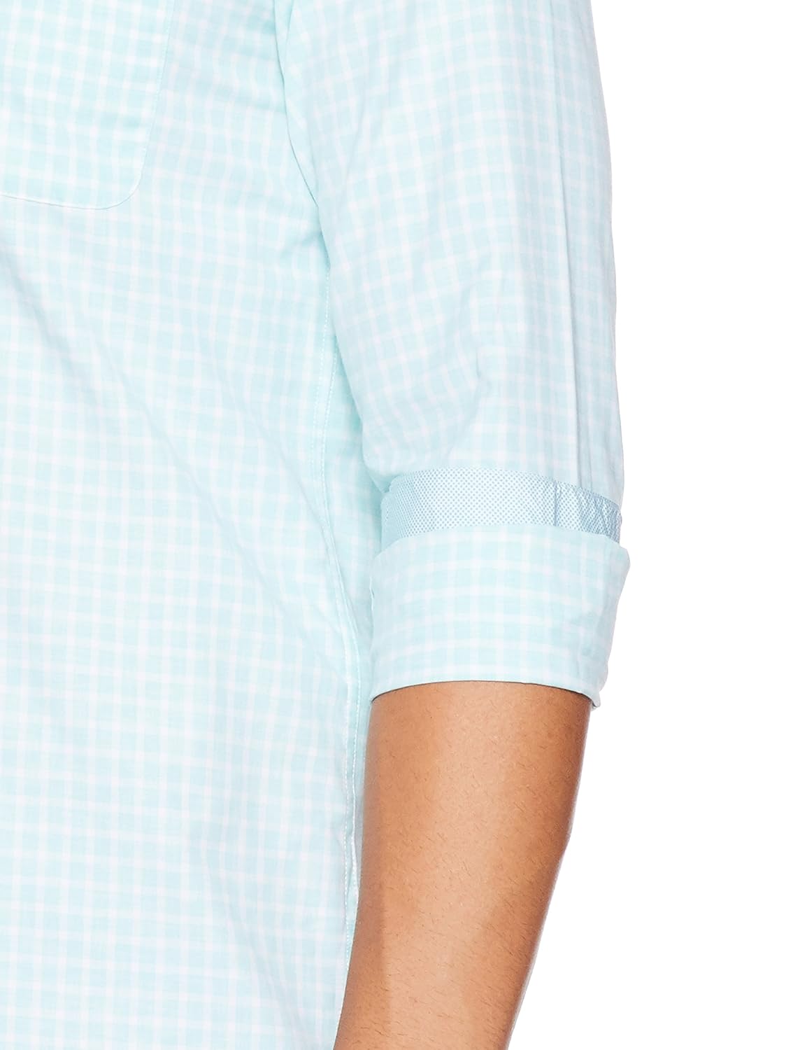 peter england men's solid regular fit formal shirt