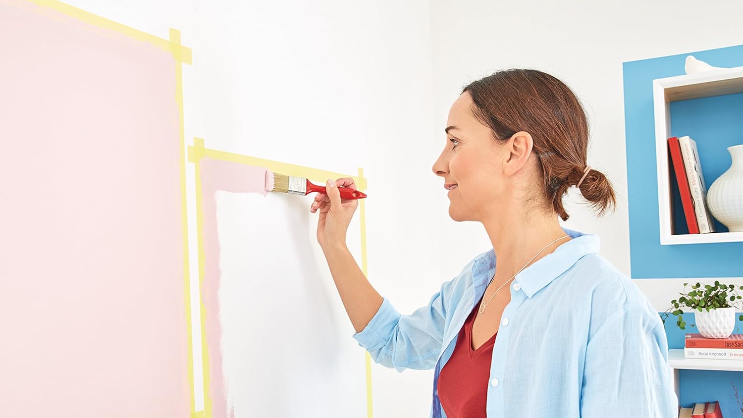 tesa Masking Tape Professional, Painter's tape made of thin Washi paper for particularly precise masking during painting work - Image 5